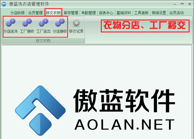 衣物分店、工廠移交